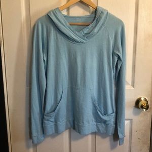 COLUMBIA HOODIE LIGHT BLUE